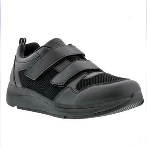 Drew Contest Hook & Loop Slip Resistant Men’s Sneaker Black Size 9 4W 44010-19
